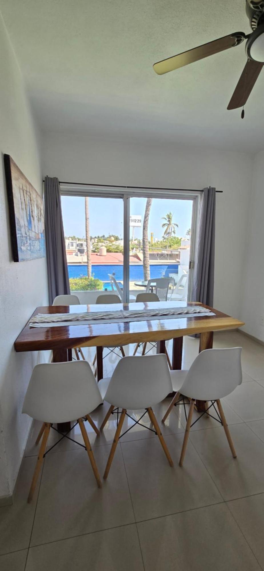 Magnifico Departamento, Cocina Equipada, 2 Recamaras 2 Banos , Hasta 6 Personas, 3 Albercas, Playa A 50 Mts Wifi, Aire Acondicionado Apartment Manzanillo Luaran gambar